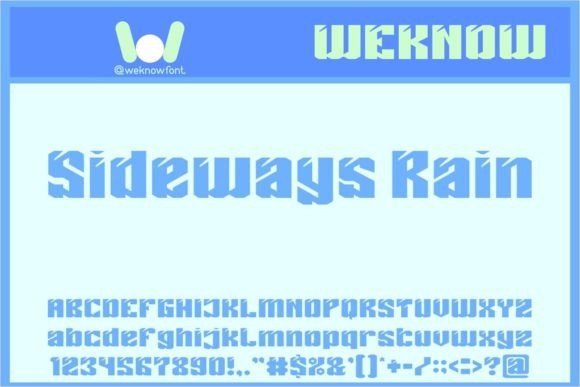 Embrace a Techno-Scifi Future with Sideways Rain
