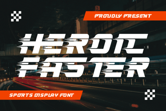 Heroic Faster: A Display Font for Modern, Sporty Design