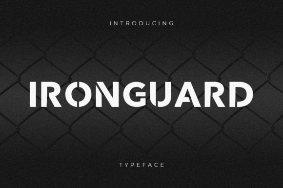 Ironguard: A Display Font Built for Bold Ideas
