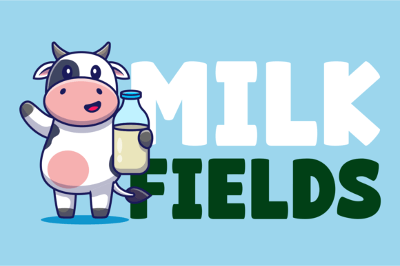 Milk Fields: The Bold Display Font for Modern Design