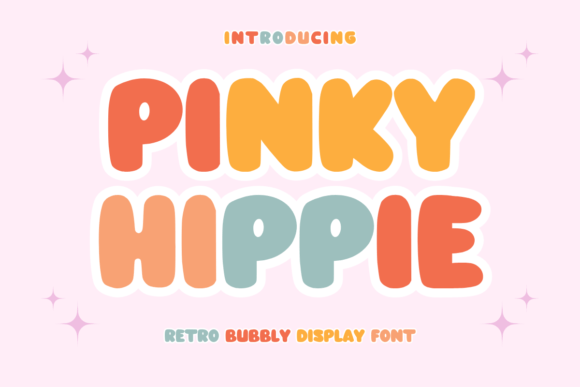 Pinky Hippie: A Retro Bubbly Font for Creative Projects