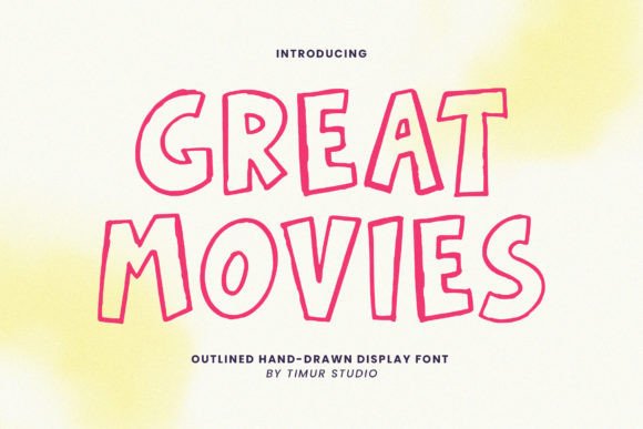 The Cinematic Charm of the Great Movies Typeface