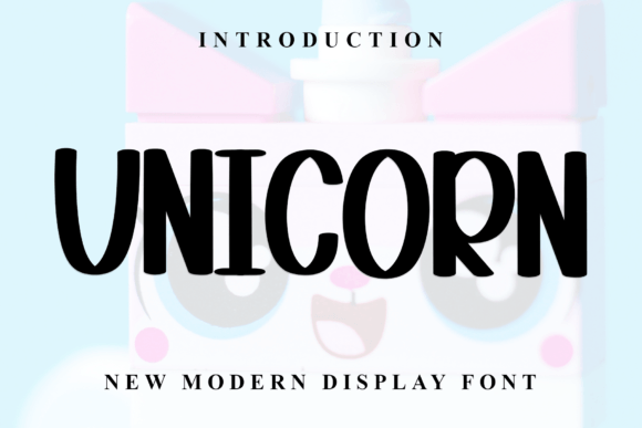 Unicorn: A Stylish Display Font for Modern Designs