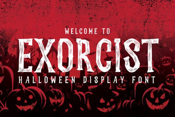 Unleash the Spirit of Halloween with the Exorcist Display Font